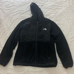 Black North Face Women’s Fleece Jacket Size Medium
